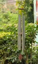 New Wind Chime tuned to same Sacred Solfeggio Frequencies as Tuning forks