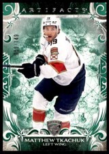 2024-25 UPPER DECK ARTIFACTS EMERALD PARALLEL - STARS MATTHEW TKACHUK 058/149