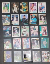 Florida Marlins Vintage Baseball Card Lot 25 Cards. 80s, 90s, and early 00s