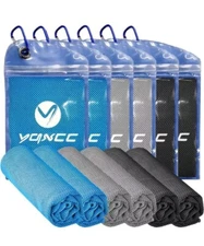 YQXCC 6 Pack Cooling (47"x12") Ice Towel for Neck, Microfiber Cool Towel. New 