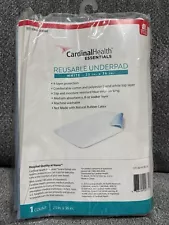 *NEW* Cardinal Health Essentials 23"x36" Reusable Underpad Washable, Many Avail.