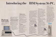 Introducing the IBM System / 36 PC computer ad 1985 Fb