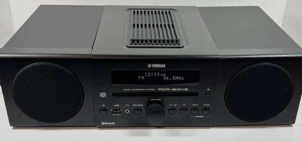 Yamaha MCR-B043 Micro Component CD, USB, AM FM Radio, Bluetooth, Aux 2019 Tested