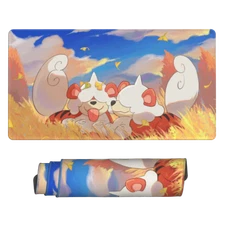 Hisuian Growlithe - Board Game Pokemon Playmat Games Mousepad Play Mat of TCG 