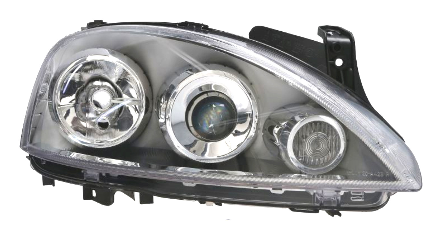 Phare avant droit Opel Corsa C 2004 2005 2006 optique de phare passager halogène H7 H7