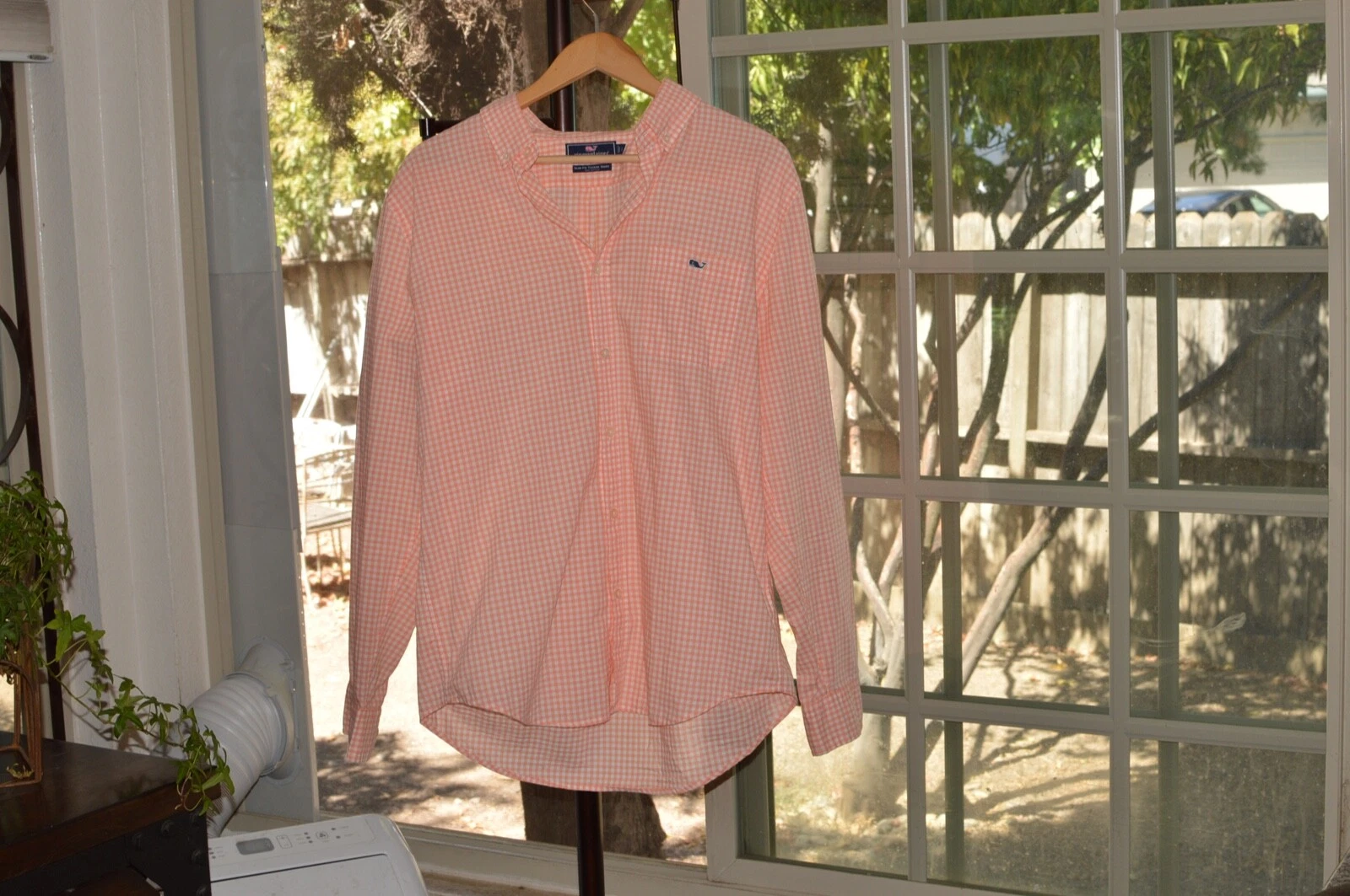 Vineyard Vines Shirt Mens Large Outdoor Button Front Long Sleeve Hike