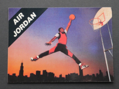 1990-91 Michael Jordan Air Jordan Nike Promo Card Chicago Bulls