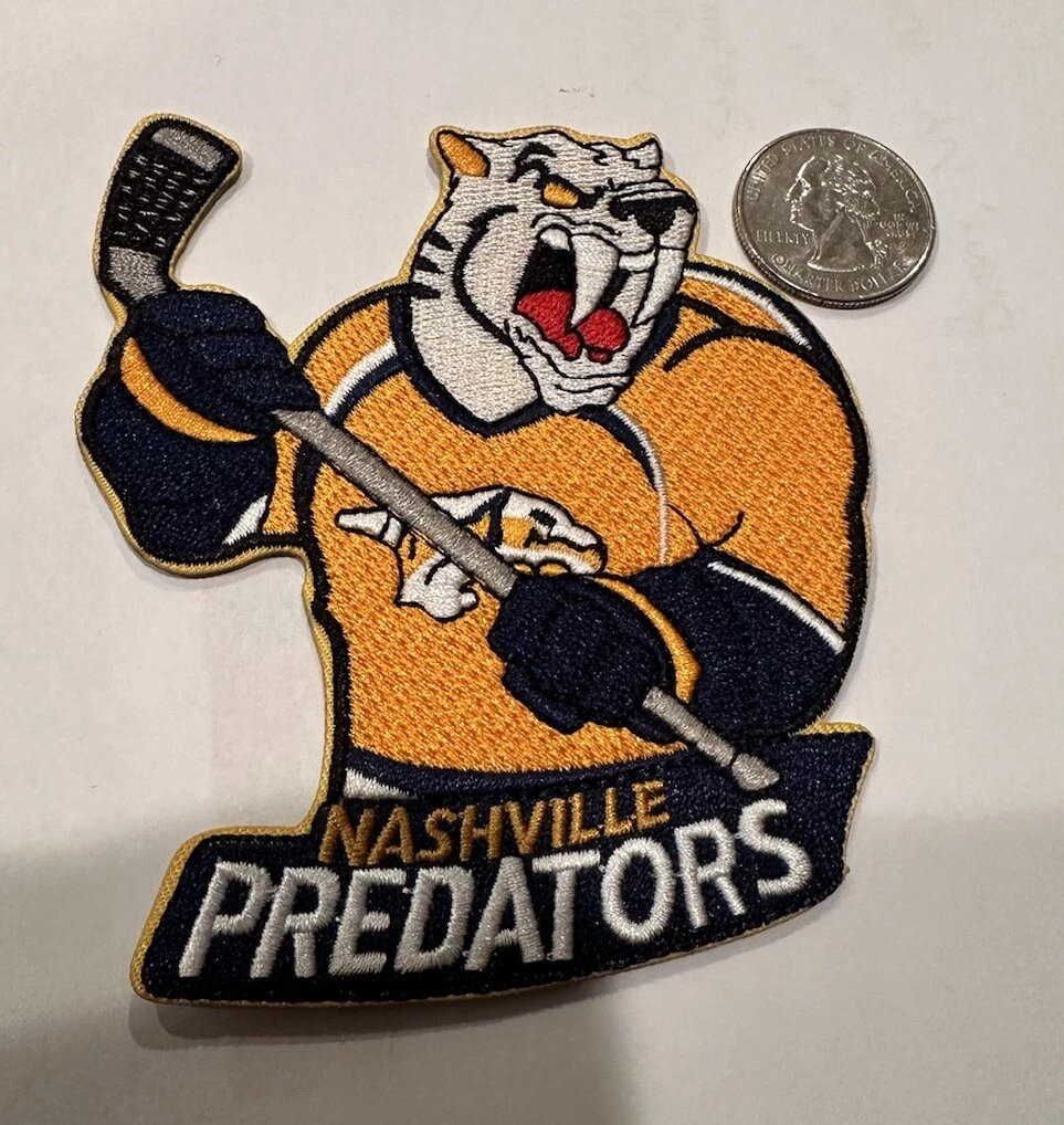 Maillot Hockey Vintage CCM Nashville Predators NHL – Taille M, Patch Centre Glace, Occasion