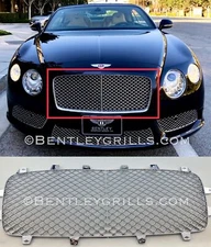 Bentley GT Grill GTC Grille Continental 2012-2018 Full Chrome 2 pc GTV8 