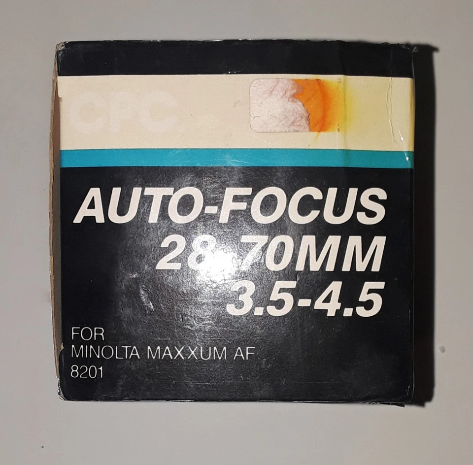CPC 28-70mm/3.5-4.5 AF Zoom Lens for Minolta Maxxum (BRAND NEW!) - Image 4 of 4