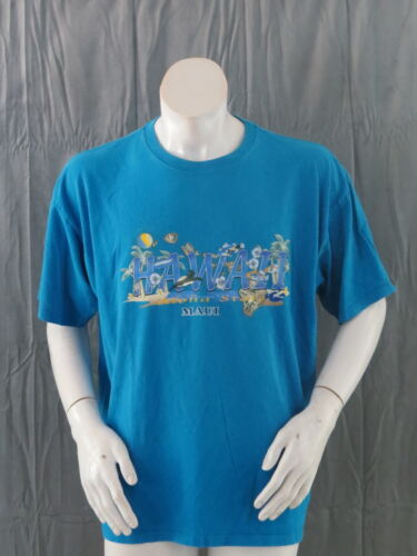 T-shirt Graphique Vintage - Hawaii Maui Fish Graphic - Homme Extra-Large - Photo 1/7