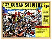 Lucky Products, Helen of Toy Comic book flats 132  PC ROMAN SOLDIER AD