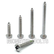 #14 Stainless Steel Phillips Pan Head Self-Tapping Type A Sheet Metal Screws A2