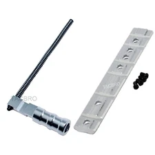 Ruger 1022 10-22 Charging Handle Silver Anodized + Ruger Base Mount Silver