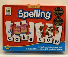 Match It Spelling Ages 4 And Up