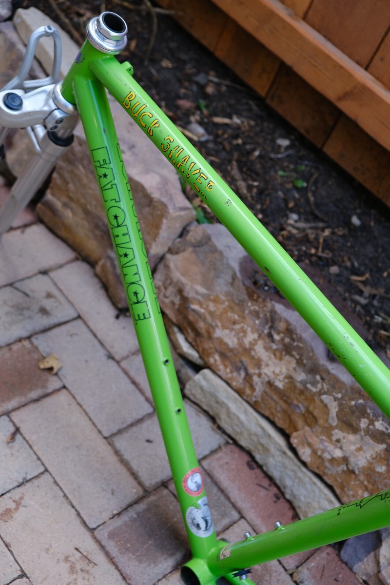Vintage Fat Chance Buck Shaver Frameset 18.5
