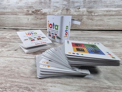Iota Card Game by Gamewright - Great Big Game in Teeny-Weeny Tin, 100% Complete