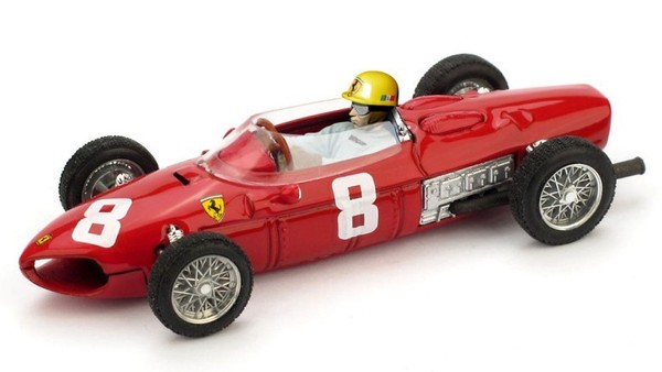 Ferrari 156 F1 Ricardo Rodriguez 1961 #8 Italy Gp W/ Pilote 1:43 Modell R642CH-image