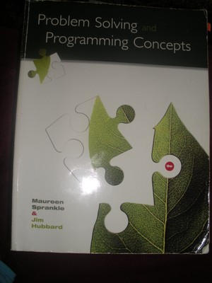 Problem Solving and Programming Concepts