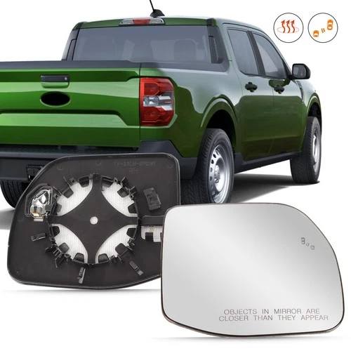 Heated Mirror Glass W/ Blind Spot Right Passenger For Ford Maverick 2022-2025