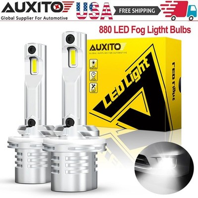 AUXITO 880 881 899 LED Fog Driving Light Bulb Conversion Kit Super White Lamp GF