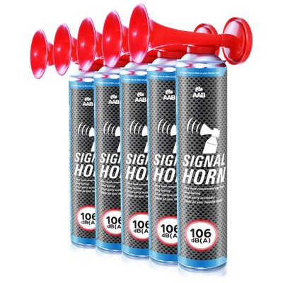 AABCOOLING 5x SIGNAL HORN 75g   PARTY FANFARE LUFTHORN STADIUM HUPE VUVUZELA