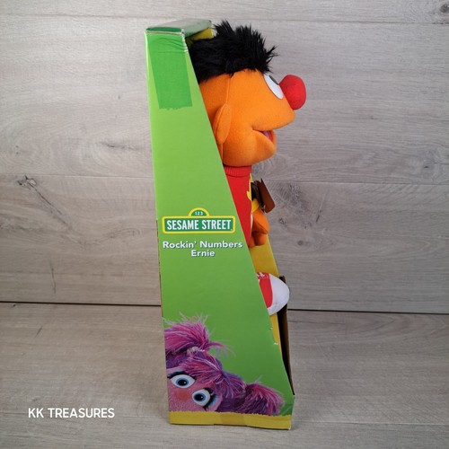 Sesame Street Rockin' Numbers Ernie Talking Singing Plush Toy Hasbro Playskool - Picture 7 of 13