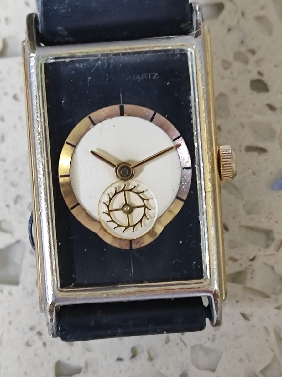 Rare Vintage Citizen tank Quartz watch 4-753411 / 484024 Lady Rare