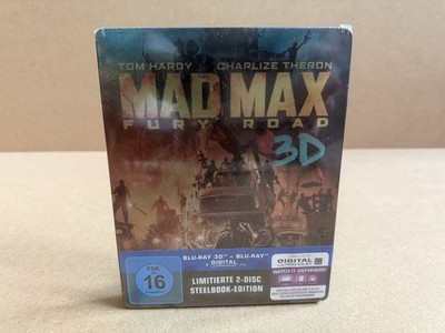 Mad Max Fury Road 2015 Blu-ray 3D 2D Steelbook Amazon exklusiv
