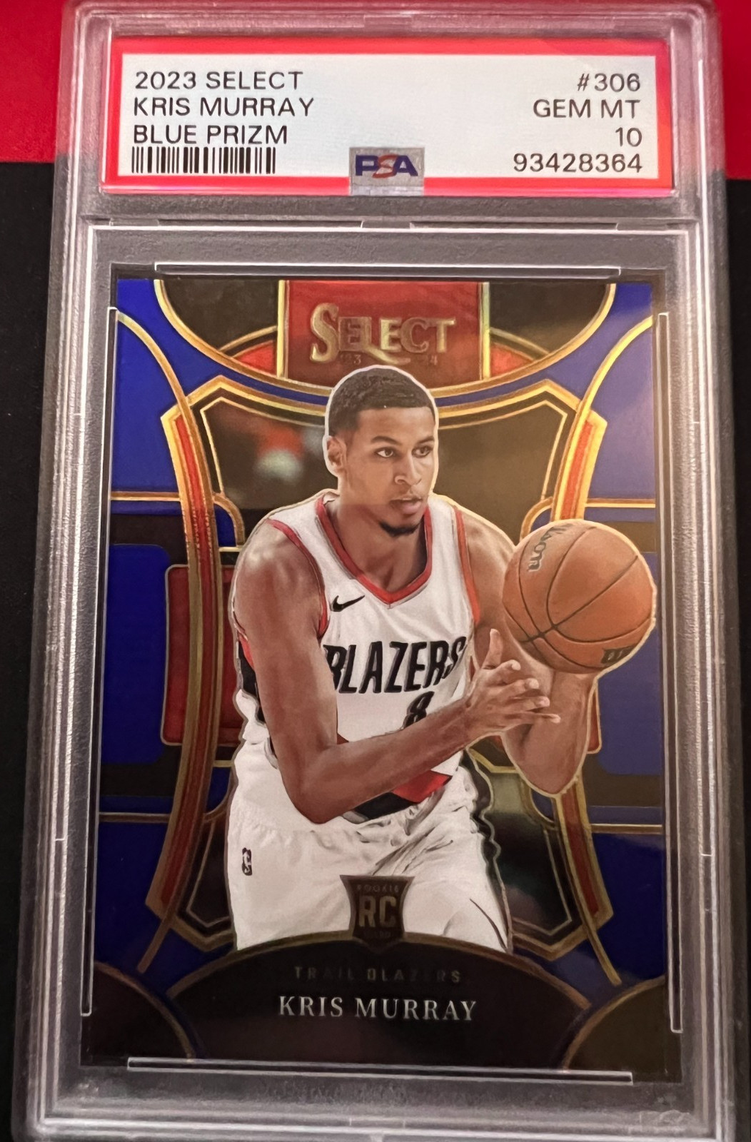 2023 Select Kris Murray #306 Mezzanine Blue Prizm PSA 10