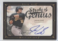 2008 Upper Deck Masterpieces Stroke of Genius Jack Cust #SG-JC Auto 2i2