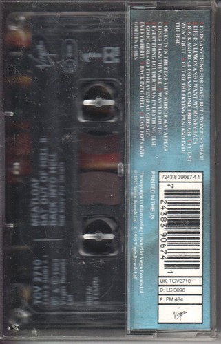 Meat Loaf Bat Out of Hell 2 cassette UK Virgin 1993 cassette clear shell with - Picture 2 of 2