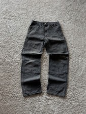 Vintage 90s Carhartt B01 BLK Double Knee Carpenter Pants 36x34 Distressed Faded