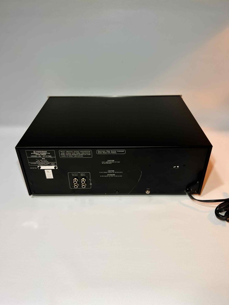 ☆PIONEER STEREO CASSETTE DECK CT-7 【品1】 Pioneer CT-F750