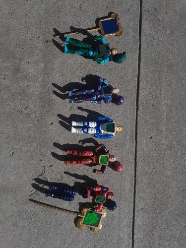 1987 Hasbro Visionaries 5 Action Figure Lot Accessories Staffs Helmets Vtg Toys