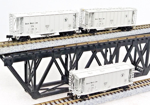 3x Athearn 23077/8/9 N  Great Northern GN Airslide Hooper GACX 71904/26/47 Car | Condition: Used
