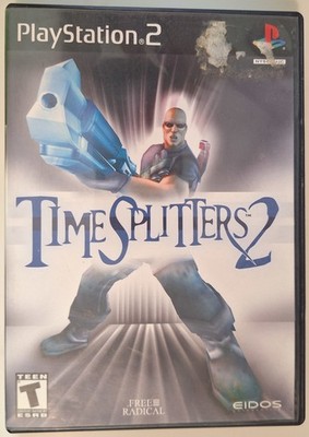 PS2 - Time Splitters 2 Sony PlayStation 2 with  Case and Manual