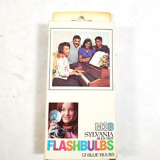 Vintage Sylvania M3B Blue Dot Flashbulbs 12 Blue Bulbs