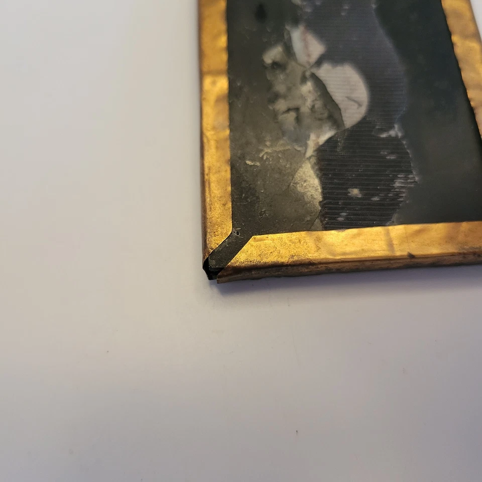 Antique Original Civil War Tintype Of A Union Soldier Photo Frame VERY NICE!!! - Image 3 of 4