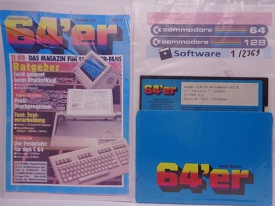COMMODORE 64/128 -- 64's ISSUE 6/92 (MARKET & TECH - FLOPPY DISK TO BOOKLET)