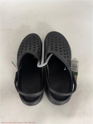 Men's Chance Clogs - Black 12: Slip On, Non Marking Outsole