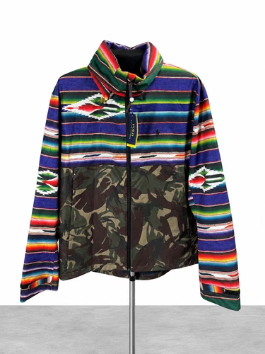 Polo Ralph Lauren Men's XXL Serape Camo/Southwest Full Zip Jacket NWT - product listing photo