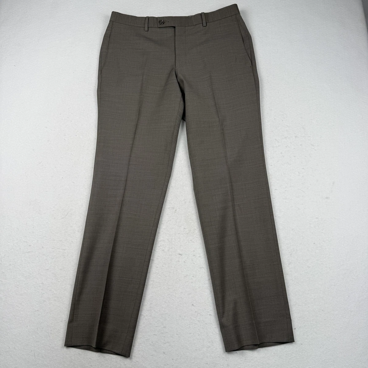 Pantalon Habillé Homme Jack Victor Spencer - 100% Laine, Taille 36x30, Gris Anthracite Neuf