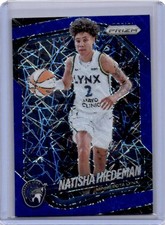 2025 Panini Prizm WNBA #53 Natisha Hiedeman Blue Velocity Prizms