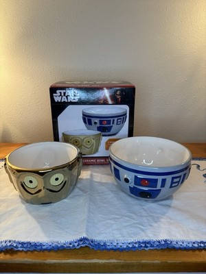 Star Wars R2-D2 & C-3PO Ceramic Bowl Set – NEW IN BOX – Officially