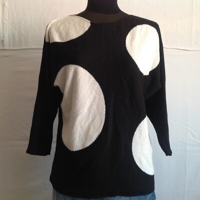Pull Femme Laurèl Noir Et Blanc - Taille 40 - Occasion Très Bon état