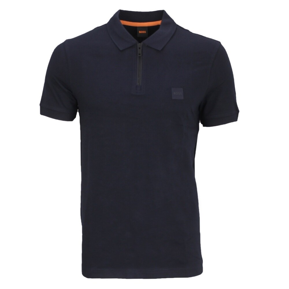 トップス BoTT TTTMSW BoTTT Zip up polo bott ttt_msw BoTTT Zip up polo ネイビー