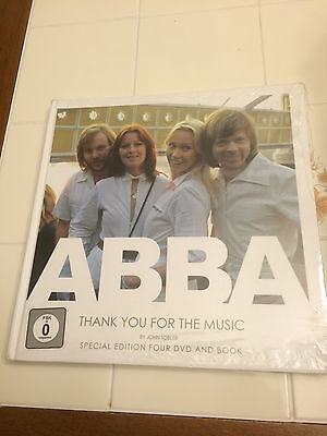 Abba Thank You For The Music Dvd 4 Disc Box Set Biography New Out Of Print Ebay