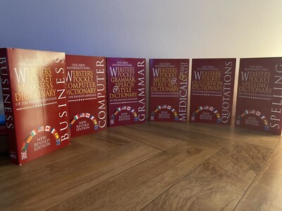 6 Lot -The new International Webster s pocket spelling dictionary of the English