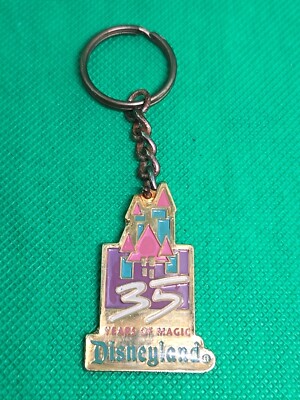 Schlüsselanhänger Schlüsselring - Disneyland Vintage 35 Jahre Magie